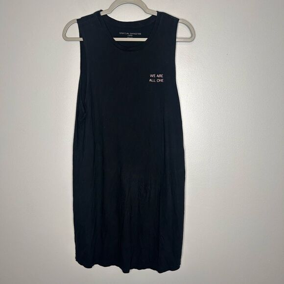 Spiritual Gangster We Are All One Muscle Tank Dress - Picture 3 of 4